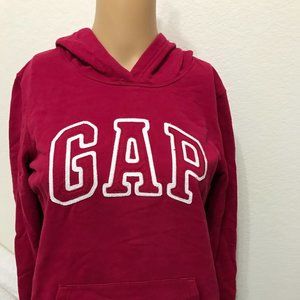 GAP LOGO Pullover Hoodie red in size XS